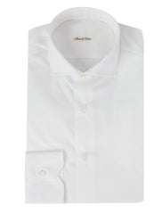 Fiori Di Lusso White Solid Cotton Shirt - Slim - (FL1122232) - Parent
