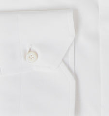Fiori Di Lusso White Solid Cotton Shirt - Slim - (FL1122232) - Parent