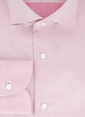 Fiori Di Lusso Pink Solid Cotton Shirt - Slim - (FL829238) - Parent