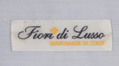 $750 Fiori Di Lusso Light Blue Cotton Shirt - Slim - (FDL3222519) - Parent