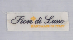 $750 Fiori Di Lusso Light Blue Cotton Shirt - Slim - (FDL3222519) - Parent