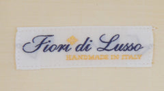 $750 Fiori Di Lusso Yellow Solid Cotton Shirt - Slim - (FDL3222521) - Parent