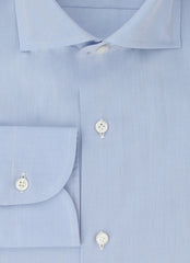 Fiori Di Lusso Light Blue Solid Cotton Shirt - Slim - (FL95237) - Parent