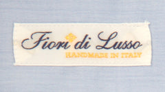 Fiori Di Lusso Light Blue Solid Cotton Shirt - Slim - (FL95237) - Parent