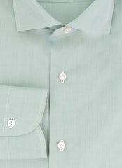 Fiori Di Lusso Green Solid Cotton Shirt - Slim - (FL95233) - Parent