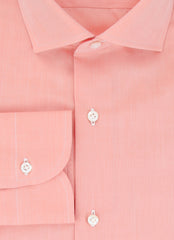 Fiori Di Lusso Orange Solid Cotton Shirt - Slim - (FL95234) - Parent