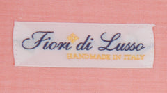 Fiori Di Lusso Orange Solid Cotton Shirt - Slim - (FL95234) - Parent