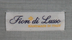 $750 Fiori Di Lusso Light Green Cotton Shirt - Slim - (FDL3222524) - Parent