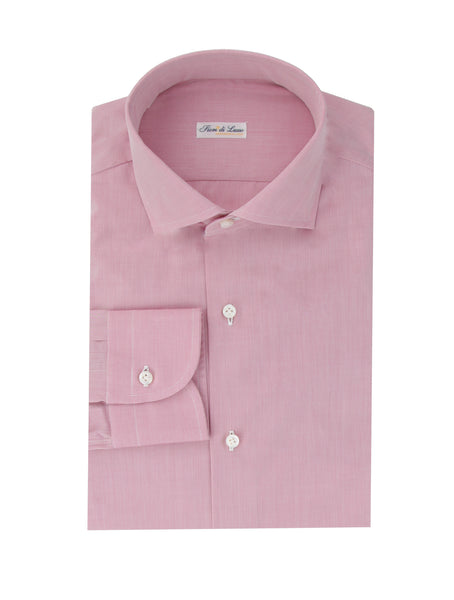 Fiori Di Lusso Pink Solid Cotton Shirt - Slim - (FL95235) - Parent