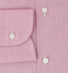 Fiori Di Lusso Pink Solid Cotton Shirt - Slim - (FL95235) - Parent