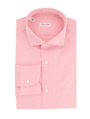 Fiori Di Lusso Pink Solid Cotton Shirt - Slim - (FL829237) - Parent