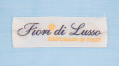 Fiori Di Lusso Light Blue Solid Cotton Shirt - Slim - (FL95236) - Parent
