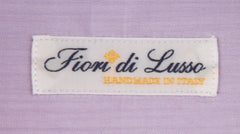 $750 Fiori Di Lusso Lavender Purple Cotton Shirt - Slim - (FL924253) - Parent