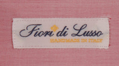 $750 Fiori Di Lusso Red Solid Cotton Shirt - Slim - (FDL3222523) - Parent