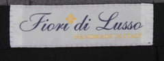 $600 Fiori Di Lusso Gray Solid Wool Pants - Slim - (FL526263) - Parent