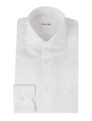 Fiori Di Lusso White Solid Cotton Shirt - Full - (FL1122231) - Parent