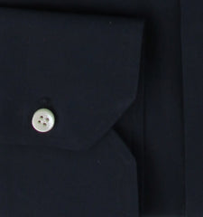 $600 Fiori Di Lusso Dark Blue Cotton Shirt - Full - (FDL3222513) - Parent