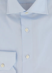 $750 Fiori Di Lusso Light Blue Super 180's Shirt - Full - (FL715268) - Parent