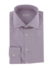 $750 Fiori Di Lusso Lavender Purple Cotton Shirt - Full - (FL924252) - Parent