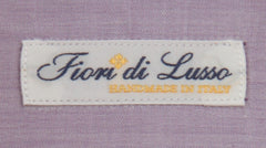 $750 Fiori Di Lusso Lavender Purple Cotton Shirt - Full - (FL924252) - Parent