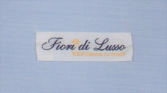 Fiori Di Lusso Light Blue Cotton Shirt - Full - (FL1025222) - Parent
