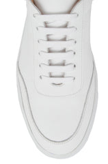 Fiori Di Lusso White Leather Sneakers - (FL82231) - Parent