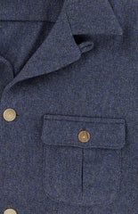 Finamore Napoli Blue Overshirt - (FN123243) - Parent