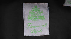 $450 Finamore Napoli Black Cotton Shirt - Extra Slim - (FN1022511) - Parent