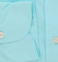 $400 Finamore Napoli Light Blue Shirt - Extra Slim - (FN7162412) - Parent