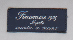 Finamore Napoli Light Gray Solid Cotton Shirt - Slim - (FN19241) - Parent