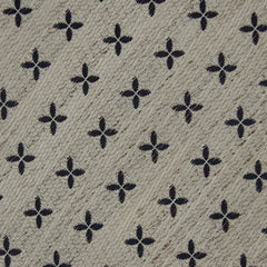 $195 Finamore Napoli Beige Fancy Silk Tie - x - (FN107263)