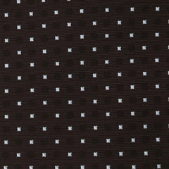 Finamore Napoli Brown Geometric Silk Tie (1327)