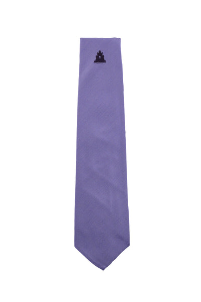 Finamore Napoli Purple Solid Silk Tie (1312)