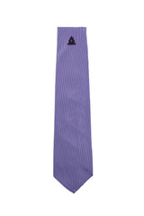 Finamore Napoli Purple Solid Silk Tie (1312)