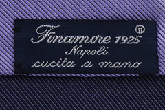 Finamore Napoli Purple Solid Silk Tie (1312)