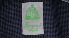 $375 Finamore Napoli Navy Blue Shirt - Extra Slim - (FN222254) - Parent