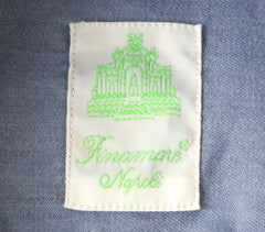 Finamore Napoli Light Blue Cotton Shirt - Extra Slim - (FN512224) - Parent