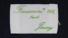 Finamore Napoli Dark Blue Solid Cotton Shirt - Extra Slim - (FN130247) - Parent