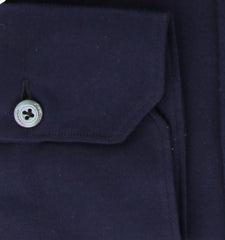 Finamore Napoli Dark Blue Solid Shirt - Extra Slim - (FN130246) - Parent