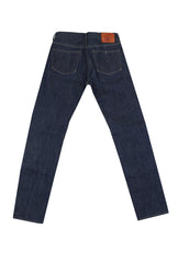 $675 IMjiT 35020 Denim Blue Solid Jeans - Slim - (IM610255) - Parent