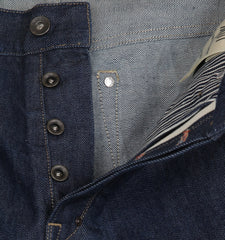 $675 IMjiT 35020 Denim Blue Solid Jeans - Slim - (IM610255) - Parent