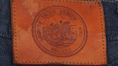 $675 IMjiT 35020 Denim Blue Solid Jeans - Slim - (IM610255) - Parent