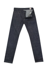 $675 IMjiT 35020 Dark Blue Solid Jeans - Slim - 31/47 - (IM610254)