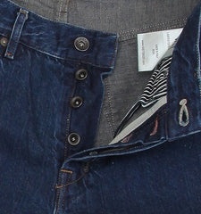 $600 IMjiT 35020 Denim Blue Solid Jeans - Slim - (IM610251) - Parent