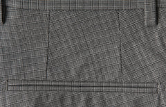 Incotex Gray Micro-Check Cotton Blend Pants - Slim - (INC105225) - Parent