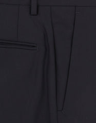 Incotex Midnight Navy Blue Wool Blend Pants - Slim - (IN328233) - Parent