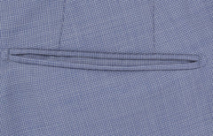 Incotex Blue Solid Wool Pants - Slim - (IN328236) - Parent