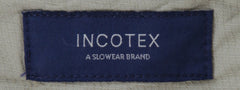 $475 Incotex Dark Blue Check Wool Pants - Slim - (IN1022248) - Parent