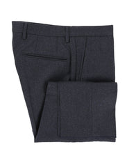 Incotex Navy Blue Solid Wool Pants - Slim - 38/54 - (IN328235)