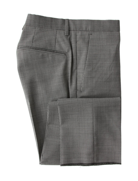 Incotex Black Micro-Houndstooth Pants - Slim - (IN1229219) - Parent